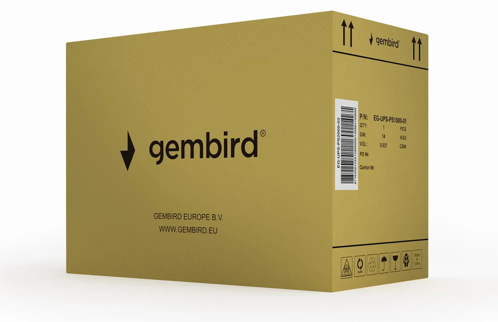 Gembird EG-UPS-PS2000-02 sistema de alimentación ininterrumpida (UPS) Línea interactiva 2 kVA 1600 W 5 salidas AC