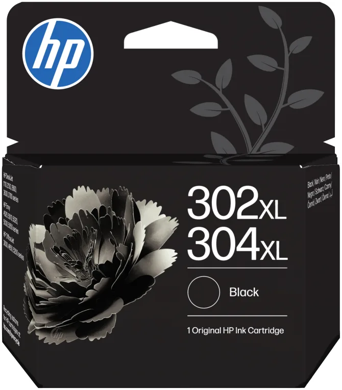 HP Cartucho de Tinta Original 302XL/304XL negro