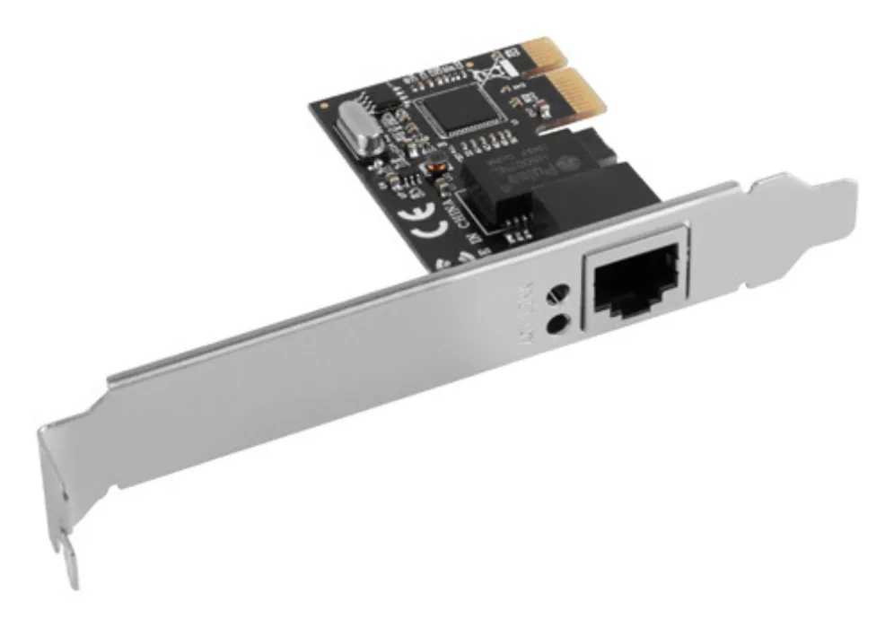 Tarjeta red lanberg ethernet rj45 pci - e 1 puerto gigabit lp