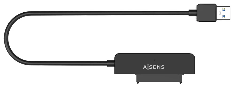 Adaptador para Discos Duros 2.5" Aisens ASE-25A03B/ USB Macho - SATA