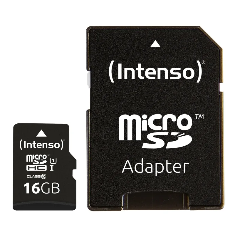 Intenso 3423470 Micro SD UHS-I Premium 16GB c-adap