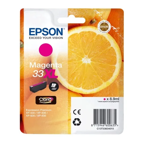 Cartucho tinta epson t336340 xl magenta xp350*xp630 - xp635 - xp830 - naranja
