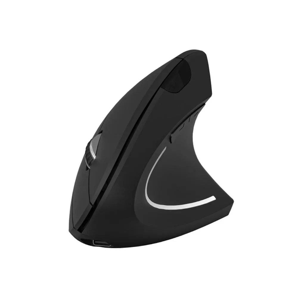 Raton inalambrico subblim glide vertical ergo negro