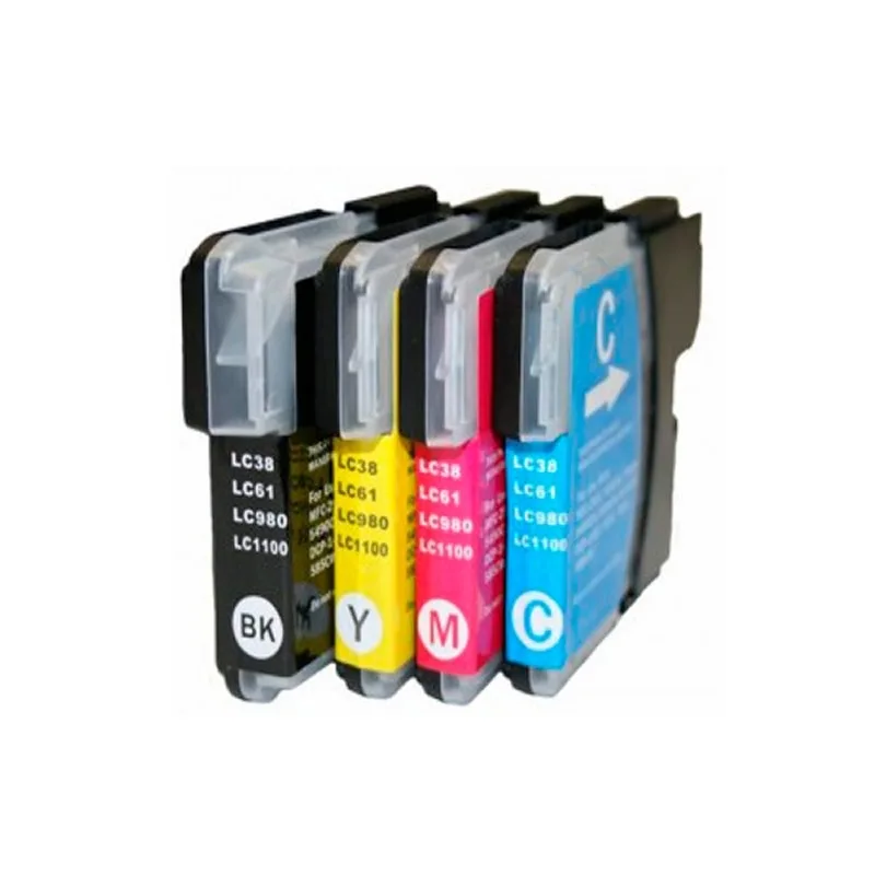 Cartucho de tinta compatible dayma brother lc980y amarillo 260 paginas dcp - 195c - dcp - 375cw - mfc - 250c - mfc - 255cw - mfc - 290c