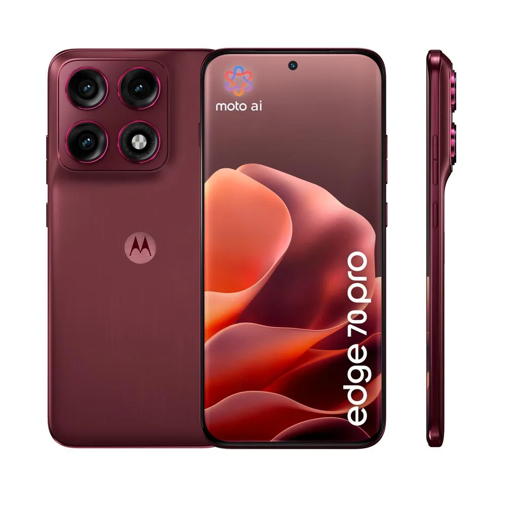 Movil motorola moto edge 70 pro 5g 12 - 512gb rojo