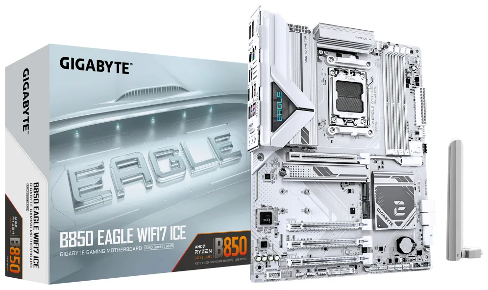 Placa base gigabyte b850 eagle wifi7 ice atx - 4x ddr5