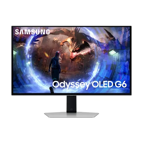 Monitor Gaming Samsung G6 Odyssey OLED S27DG602SU 27"/ QHD/ 0.03ms/ 360Hz/ Regulable en Altura/ Plata