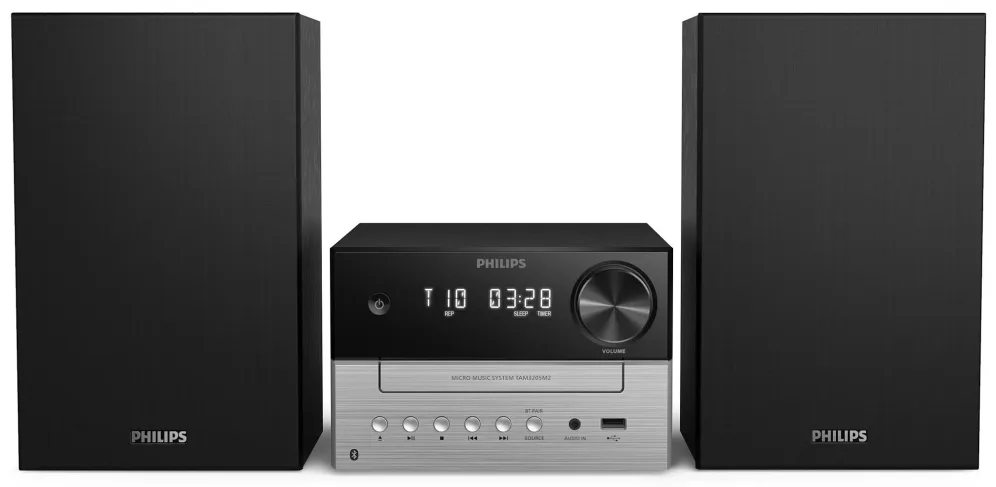 Microcadena philips 2.0 tam3205m2 - 77 bluetooth negro