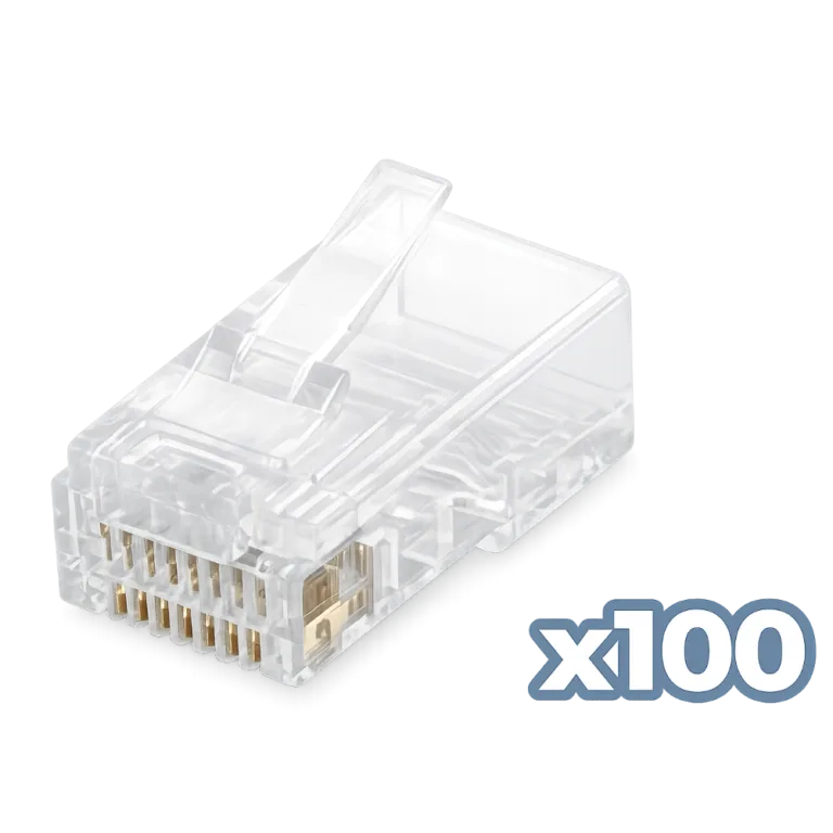Conector phasak rj45 cat. 6 utp (100 unid) phk 45c6 - 100