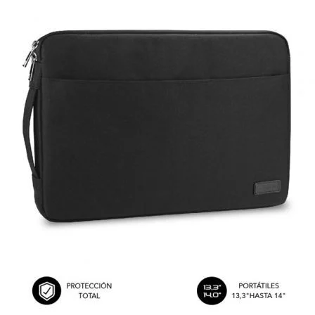 Funda subblim urban laptop sleeve para portatil 13.3 pulgadas - 14 pulgadas negro
