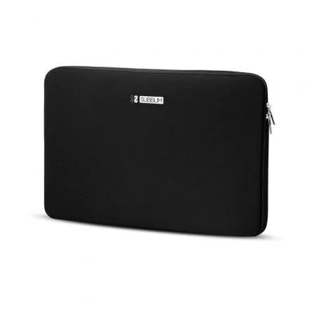 Funda subblim business laptop sleeve neoprene v2 para portatil 15.6 pulgadas negro