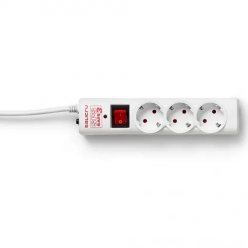 Regleta salicru sps safe 3 3 tomas schuko control sobretensiones