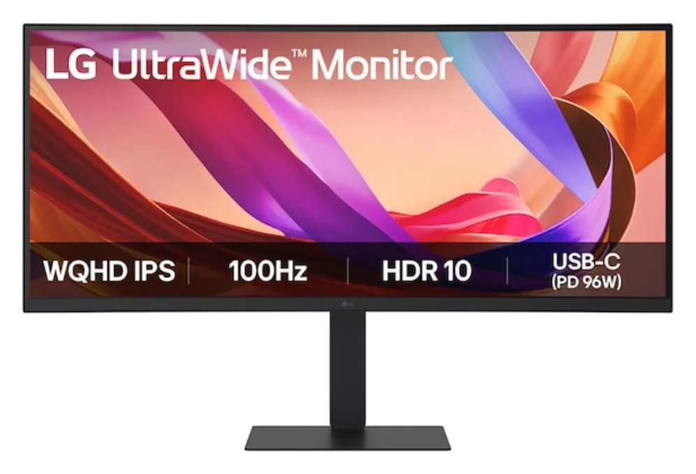 Monitor Profesional Ultrapanorámico Curvo LG UltraWide 34U650A-B 34"/ WQHD/ Multimedia/ Regulable en altura/ Negro