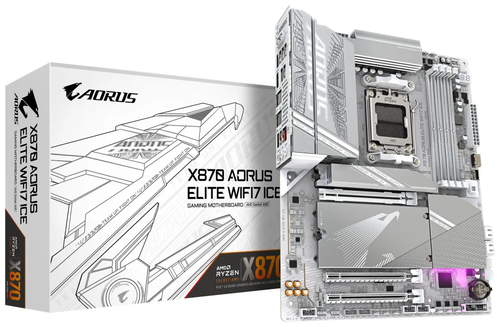 GIGABYTE X870 AORUS ELITE WIFI7 ICE Placa Base