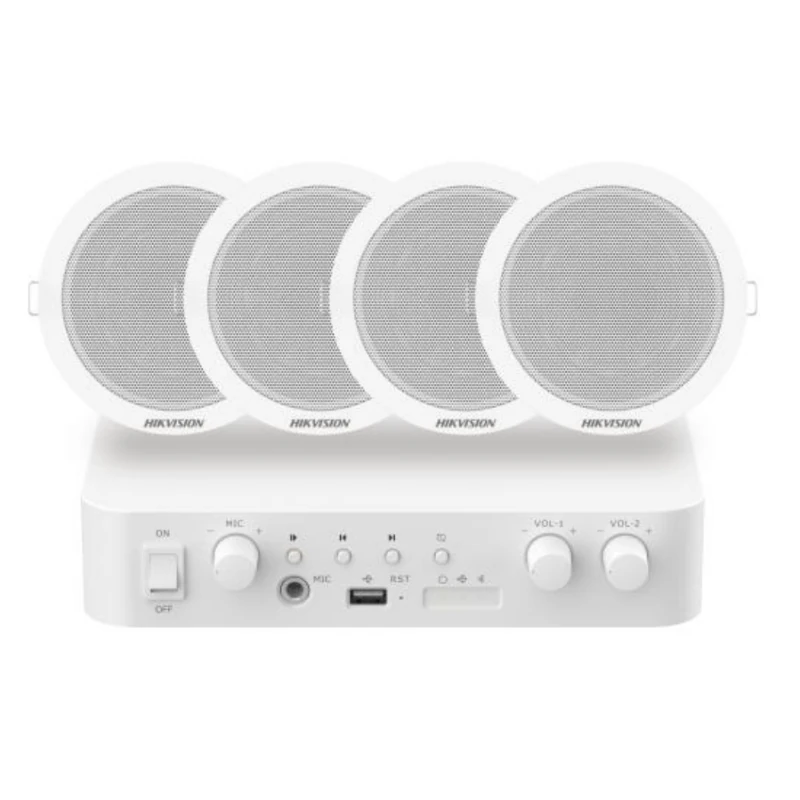 Hikvision DS-QAE1KA80206-4 Kit 1xAmpl 4xAlta Techo