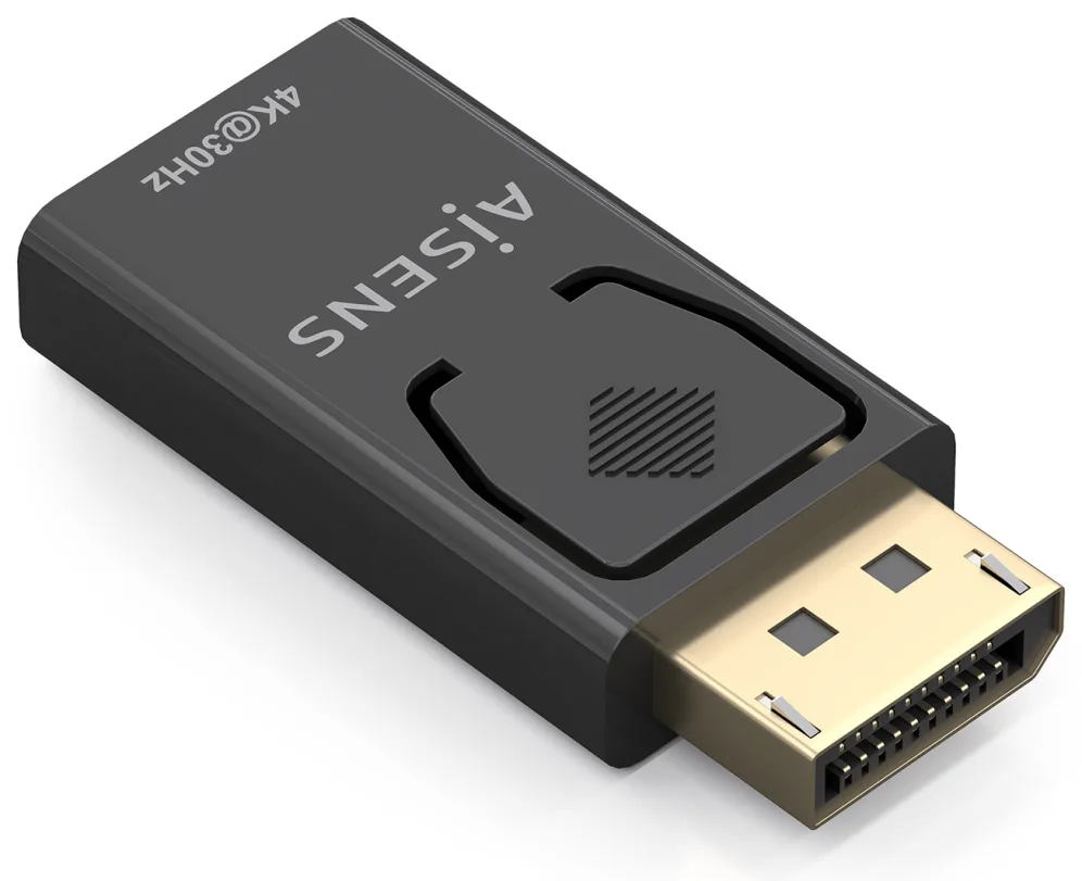Conversor Aisens A125-0949/ DisplayPort Macho - HDMI Hembra/ Negro