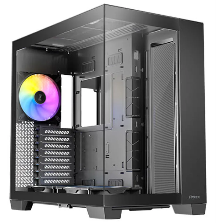 Caja ordenador gaming antec c8 argb atx vidrio negro