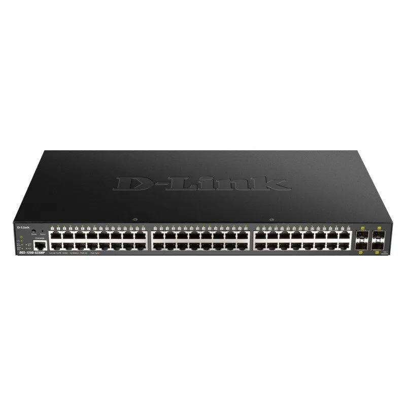 D-Link DGS-1250-52XMP-E Switch 48xG PoE+4x10G SFP+
