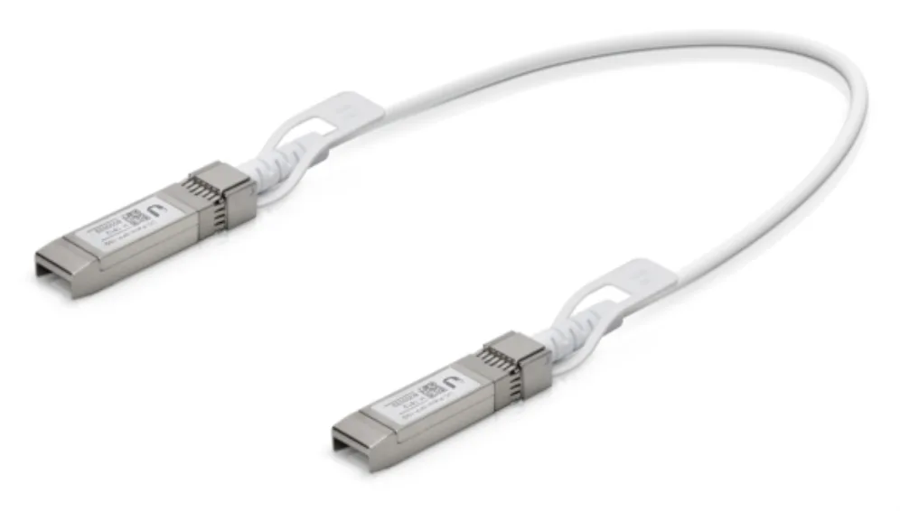 Ubiquiti UC-DAC-SFP+ Cable de fibra óptica e InfiniBand 0,5 m SFP+ Blanco