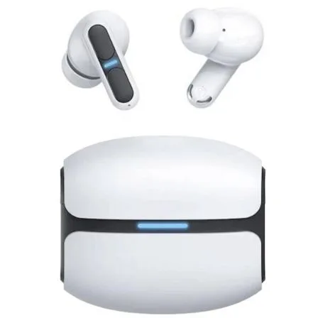 Auriculares leotec tws gaming nebula fit inalambrico blanco