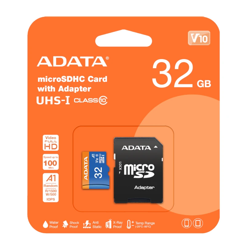 ADATA MicroSDHC 32GB UHS-I CLASS10 c-adapt