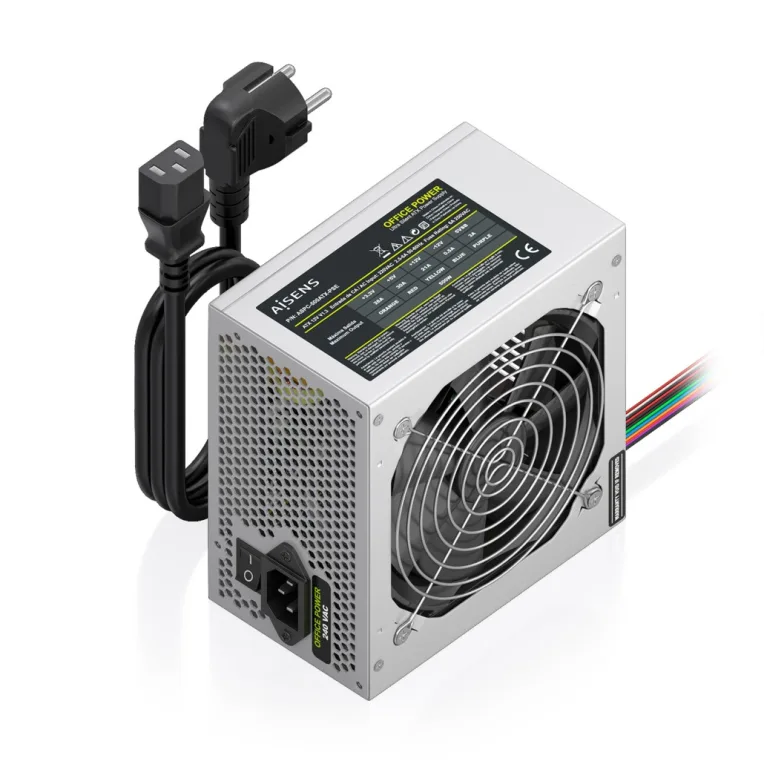Fuente de Alimentación Aisens ASPC-500ATX-PSE/ 500W/ Ventilador 12cm