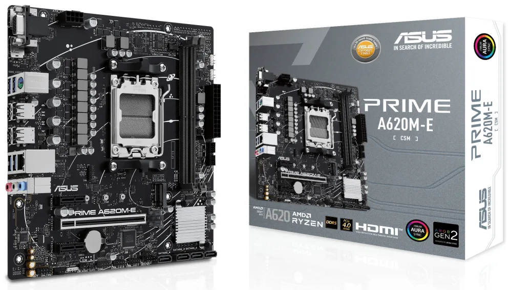 ASUS PRIME A620M-E-CSM AMD A620 Zócalo AM5 micro ATX