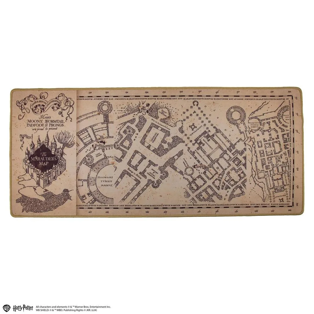Alfombrilla escritorio harry potter el mapa merodeador