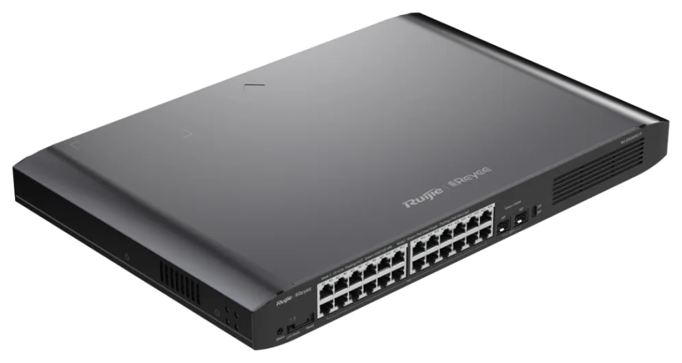 Ruijie Networks RG-ES226GC-P switch Gestionado L2 Gigabit Ethernet (10/100/1000) Energía sobre Ethernet (PoE) Negro
