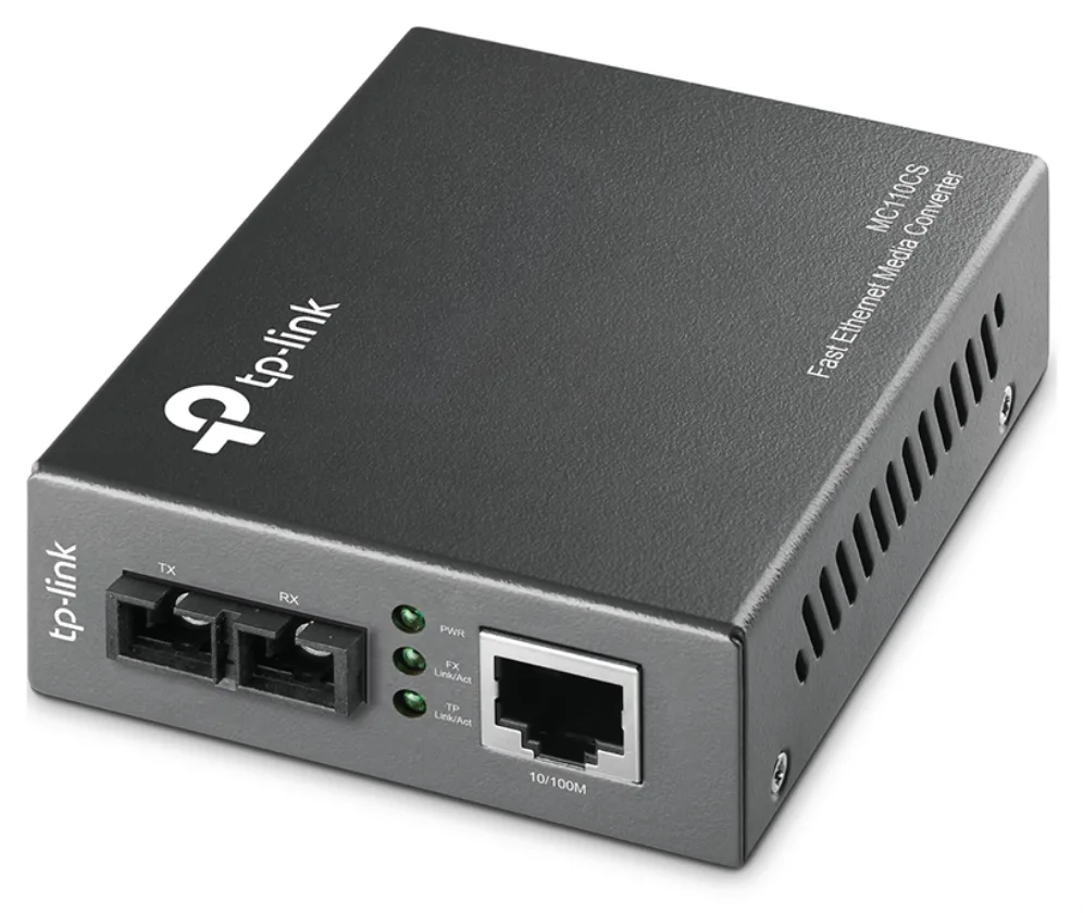 Conversor fibra tp - link mc110cs 10 - 100m