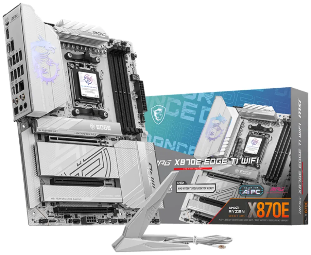 Placa base msi mpg x870e edge ti wifi atx - 4x ddr5 - 4x sata 6gb - s am5