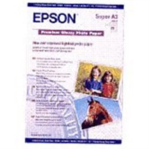 Papel epson s041316 premiun glossy photo a3+ 20 hojas 250g