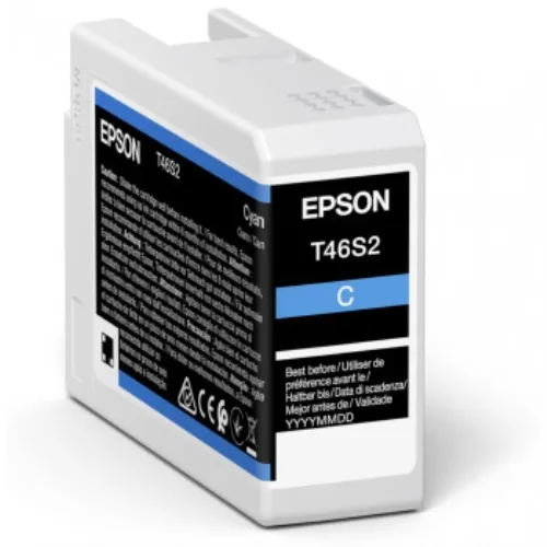 Cartucho tinta epson cyan t46s2 ultrachrome pro 10 ink 25ml sc - p700