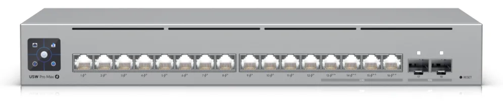 Ubiquiti Pro Max 16 PoE Gestionado L3 Gigabit Ethernet (10/100/1000) Energía sobre Ethernet (PoE) Gris