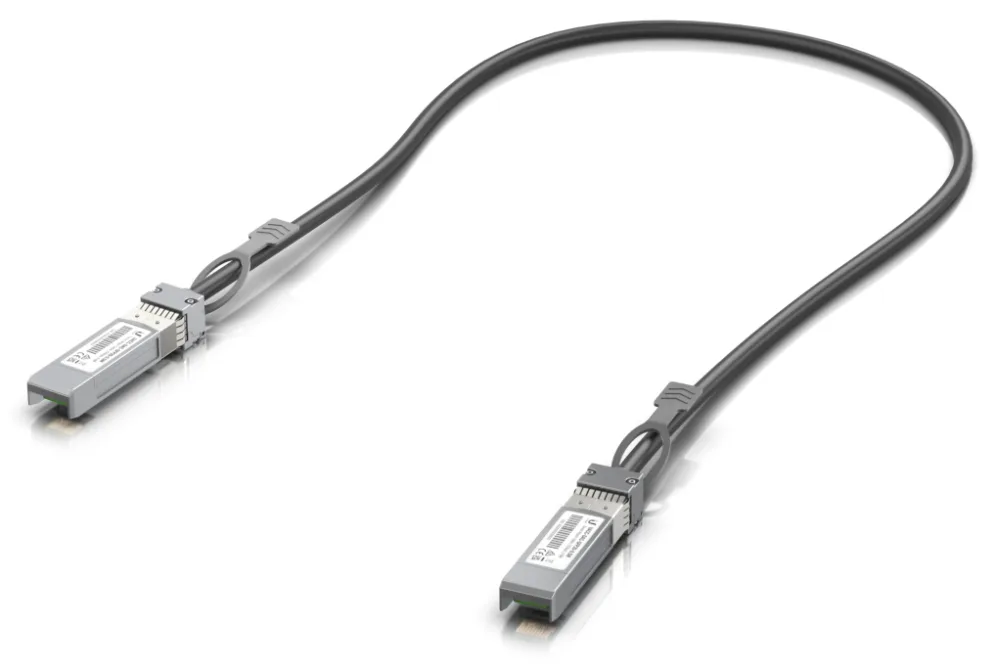 Ubiquiti UACC-DAC-SFP28-0.5M Cable de fibra óptica e InfiniBand 0,5 m Negro