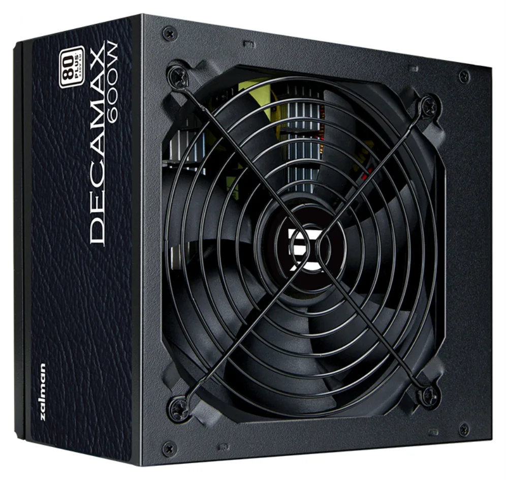 Zalman Decamax unidad de fuente de alimentación 600 W ATX Negro