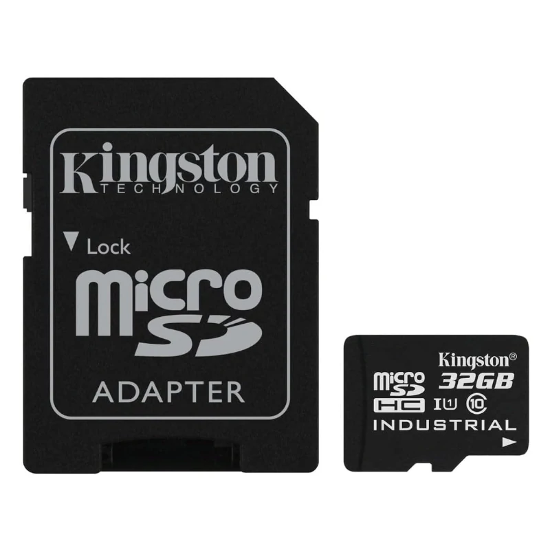 Tarjeta memoria micro secure digital sd hc 32gb kingston industrial clase 10 uhs - i u3