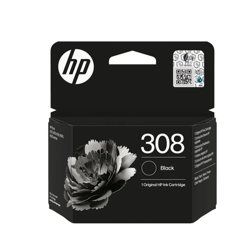 Cartucho tinta hp 308 negro 160p