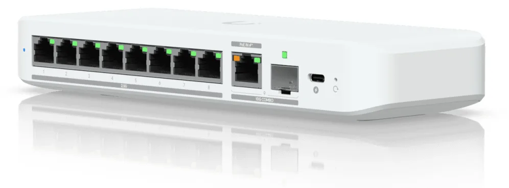Ubiquiti UniFi Flex 2.5G Gestionado L2 2.5G Ethernet (100/1000/2500) Montaje en pared/escritorio Blanco