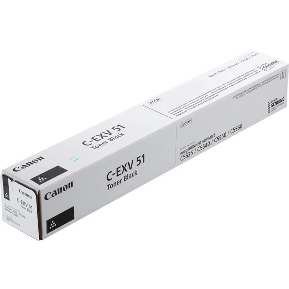 Toner canon c - exv51 negro 69000 paginas