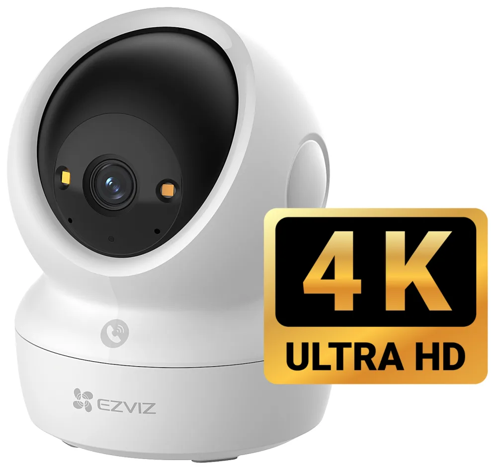 EZVIZ H6c G1 4K Esférico Cámara de seguridad IP Interior 3840 x 2160 Pixeles Techo/Pared/Escritorio