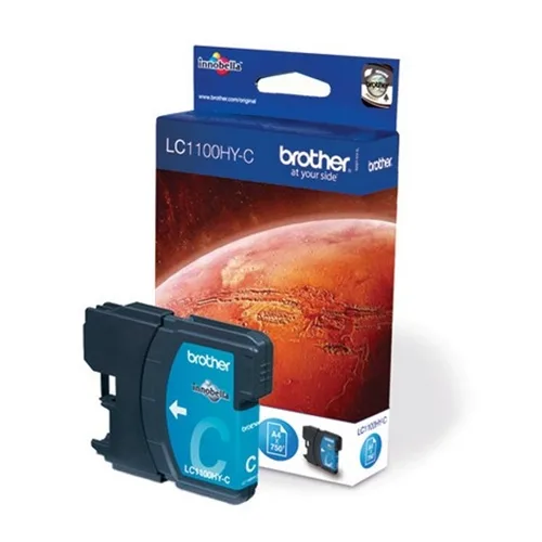 Cartucho tinta brother lc1100c cyan 750 paginas mfc5890cn - dcp6690cw - mfc6490cw - mfc6890cdw