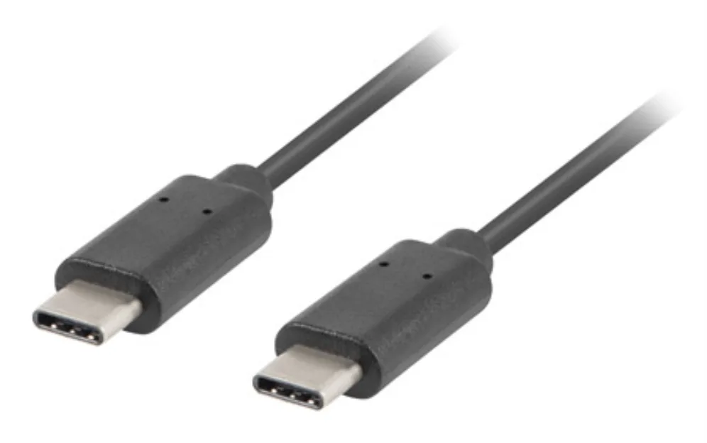 Cable 2.0 lanberg usb tipo c macho - usb tipo c macho 1m negro