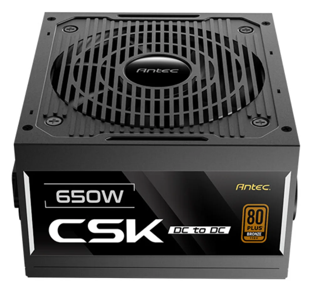 Fuente alimentacion antec csk650dc ec gaming atx 650w negro