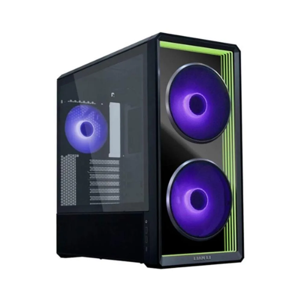 Caja ordenador gaming lian li lancool 217 infinity atx argb cristal templado negro