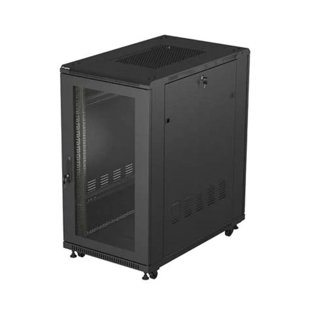 Lanberg FF01-6022-23B armario rack 22U Rack o bastidor independiente Negro