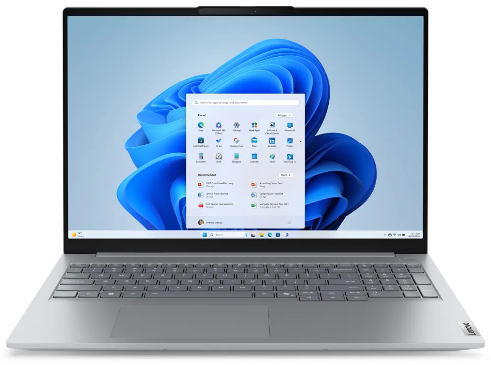 Lenovo ThinkBook 16 G8 IAL Intel Core Ultra 5 135H Portátil 40,6 cm (16") WUXGA 16 GB DDR5-SDRAM 512 GB SSD Wi-Fi 6E (802.11ax) Windows 11 Pro Español Gris
