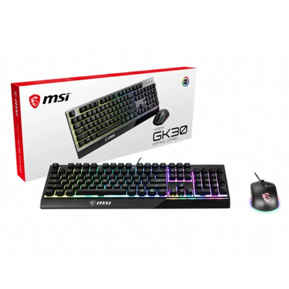 Teclado + raton gaming msi vigor ck30 negro