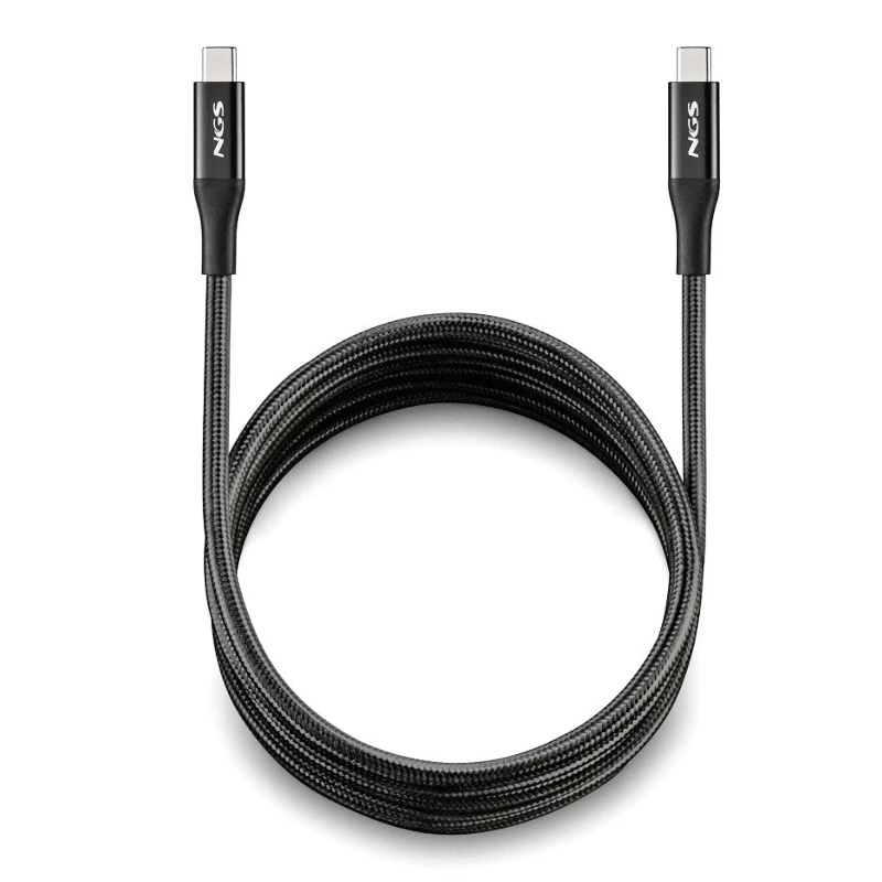 NGS Cable carga rapida USB C a USB C de 2 m
