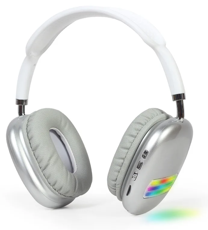 Gembird BHP-LED-02-W auricular y casco Auriculares Inalámbrico Diadema Llamadas/Música Bluetooth Blanco